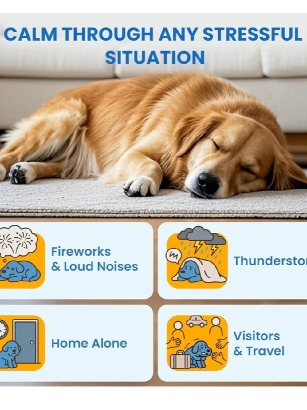 Dog Calming Pheromone Diffuser Kit - White
